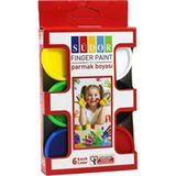 südor parmak boyası 6 renk set 15 ml eko - Yok
