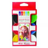 Südor Parmak Boyası Su Bazlı 30 Ml 6 Renk X 30 Ml