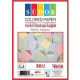 Sudor Renkli Fotokopi Kagidi 30Lu Pastel Renkler