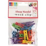Südor Renkli Küçük Boy Ahşap Mandal BS99 Modeli ile Yaratıcı Projeler İçin İdeal
