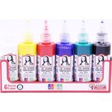 Südor Renkli Şırınga Uçlu Batik Boyası 6 x 70 ml Pratik Kullanım ve Detaylı Çalışmalar İçin