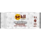 Südor Şekil Seramik Kil Hamuru 1000 gr Beyaz 1 kg - 2 Adet