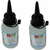 Südor Sıvı Silikon 60 ml 2 Adet Sıvı Silikon Yapıştırıcı 2 Adet - Beyaz - standart
