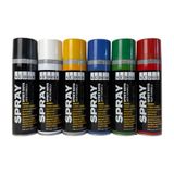 SÜDOR Sprey boya seti 6 renk 200ml her Hızlı kuru grafiti boyaları. aerosol sprey olabilir. Temel renkler siyah beyaz mavi yeşil kırmızı sarı. Ahşap, taş, duvar, metal, cam, sıva, seramik için sprey boyalar