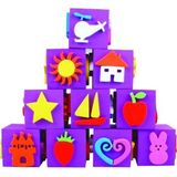 Südor Sünger Baskı Eva Küp 12 Li (1 Paket 12 Adet Karışık)