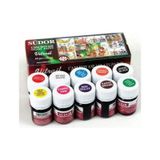 Südor Vitrail Cam Vitray Boyası 10 Renk x 25 ML. Çok Renkli