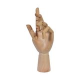 Südor Wooden Hand Kadın El Maketi - Açık Kahverengi