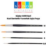 Südor Yağlı Boya Fırçası Düz Kesik Seri 4410 Fırça Seti 4'lü