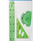 Südor Yayınları Flexi Kırlmaz Cetvel Takımı Yeşil