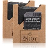 Suds Enjoy 2x100 gr Doğal El Yapımı Aktif Karbon Sabunu