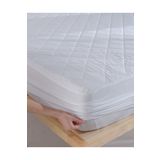 SUEDA Sıvı Geçirmez Çift Kişilik Alez 160x200+30 Cm %100 Pamuk Kapitone Fitted Yatak Alezi