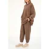 Suede Style 5377-5379 - Şık Rahat 3 İplik Soft Yıkama Salaş Kadın Takım