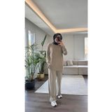 Suede Style 5715 - Şık Rahat Süprem Örgü Salaş Kadın Takım