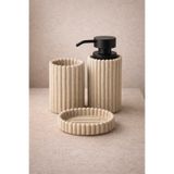 SUELF CO Polyresin 3'lü Sabunluk Seti