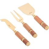 Suello 3'lü Peynir Servis Seti - Çok Renkli