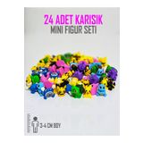 Suelo Butik 24 Adet Mini Pokemon Figür Oyuncak Paketi 3 CM Boy (Pikachu Garantili)