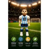 Suelo Butik Messi Arjantin Formalı Eklemleri Hareketli Futbolcu Karakter Figür Oyuncak