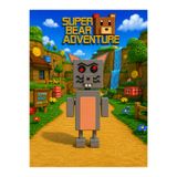 Suelo Butik Özel Tasarım Gri Fare Super Bear Adventure Karakter Figür Oyuncak 8 Cm Boy