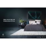 Süet Çift Kişilik Yatak Örtüsü Takımı - Antrasit - 255 x 255 cm