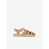 Süet Kafesli Espadril
