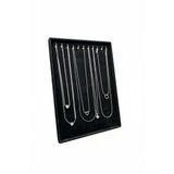 Süet Kumaş Siyah Renk 34/24 Cm Saç Ayaklı Kolye Zincir Tebih Sergileme Standı