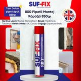 Suf-Fix 800 Pipetli Montaj Köpüğü 750ML – Kapı Pencere Dolgu Isı Yalıtım Köpüğü - 1 Adet