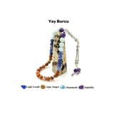 ŞUFAYS Yay Burcu Doğal Taş Tesbih