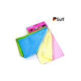 Suff 4'lü Fırsat Mikrofiber Genel Temizlik Bezi (Gül) 32x32 cm