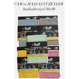 SUFF CAM VE HASSAS YÜZEYLER BEZİ 50x40, Su Yeşili