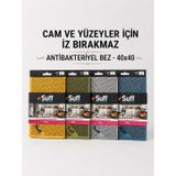 SUFF CAM VE YÜZEYLER BEZİ 40x40, Sarı