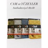SUFF CAM VE YÜZEYLER BEZİ KAMELİA 40x40, Yeşil