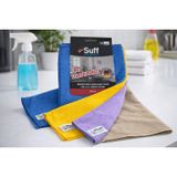 Suff Genel Temizlik Bezi Mikrofiber 4'lü Fırsat Paketi Gül 40x30cm (MİX RENK)