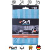 Suff Manavgat Oto Market Begonya 3D Mikrofiber Temizlik Bezi 40x40 cm Leke Tutmaz Özellikli Tekil Ürün - Mavi