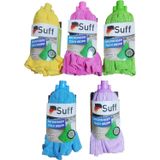 Suff Mikrofiber Havlu Mop Yedek Paspas, Vidalı, Orta Boy, Karma Renk (1 Adet)