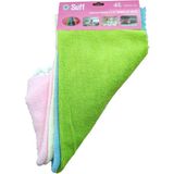 Suff Mikrofiber Oto Temizlik Bezi Havlu 4'lü 32X32CM Nemere - 0,1 L