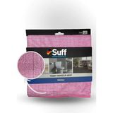Suff Nilüfer Mikrofiber Bez/ Damalı Genel Temizlik Bezi (70X50CM) - pembe