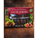 Sufi Tesbih Esans Ve Hediyelik Çikolatalı Incir Şekeri 250G | Aydın Inciri ile Üretilmiş Gerçek Meyve Parçacıklı Çikolata Kaplı Incir Lokumu - 250 gr