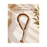 SUFİ TESBİH & ESANS VE HEDİYELİK Kuka Ağacı Tesbih Bileklik /33'lü Ayarlanabilir Bileklik /4.35 mm/ El Yapımı Doğal Tesbih