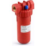 Sufil 230 3/4" Power Su Filtresi | 100 Micron Krom Kartuş | Anahtar Hediyeli - Kırmızı - Kiremit