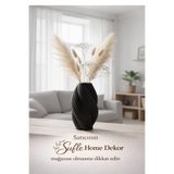 Sufle home dekor DEKORATİF SİYAH SARMAL VAZO - OBJE - DEKOR