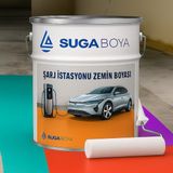 Suga Boya Suga Şarj Istasyon Zemin Boyası 20 kg - 1 Adet - Çok Renkli