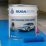 Suga Boya Suga Şarj Istasyon Zemin Boyası 20 kg - 1 Adet - RAL5015