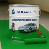 Suga Boya Suga Şarj Istasyon Zemin Boyası 20 kg - 1 Adet - RAL6024