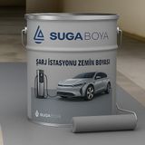 Suga Boya Suga Şarj Istasyon Zemin Boyası 20 kg - 1 Adet - RAL7042