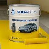 Suga Boya Suga Şarj Istasyon Zemin Boyası 20 kg - 1 Adet - Sarı