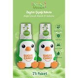 Sugar Candy Zeytin Çiçeği Kokulu Doğal Vegan Çocuk Köpük El Sabunu Nıbı 350 ml Paraben Içermeyen Yeşil Köpük 2'li