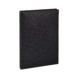 Suha Store 2k 4910 Defter 17X24 Cm. Çizgili 160 Yapraklı Deri Hilton Desen Kapaklı Siyah, Siyah - Standart