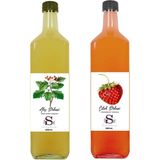 Süheylaana Doğal Alıç Sirkesi 1000 ml - Doğal Çilek Sirkesi 1000 ml - 2 lt