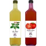 Süheylaana Doğal Alıç Sirkesi 1000 ml - Doğal Domates Sirkesi 1000 ml - 2 lt