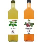 Süheylaana Doğal Alıç Sirkesi 1000 ml - Doğal Gilaburu Sirkesi 1000 ml - 2 lt